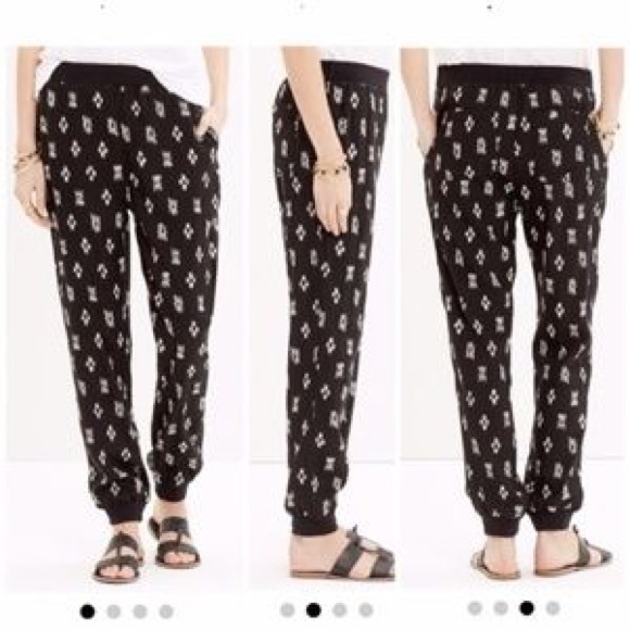 Madewell Pants - Madewell Pull On Track Pant In Ikat